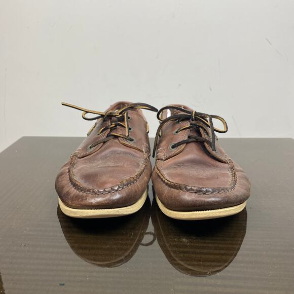 Quoddy Leather Moc Toe Boat Shoes Men\'s 11.5 Preppy Casual main image 8
